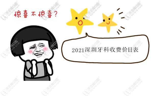 2022深圳牙科收費價目表,再說下補牙/拔智齒